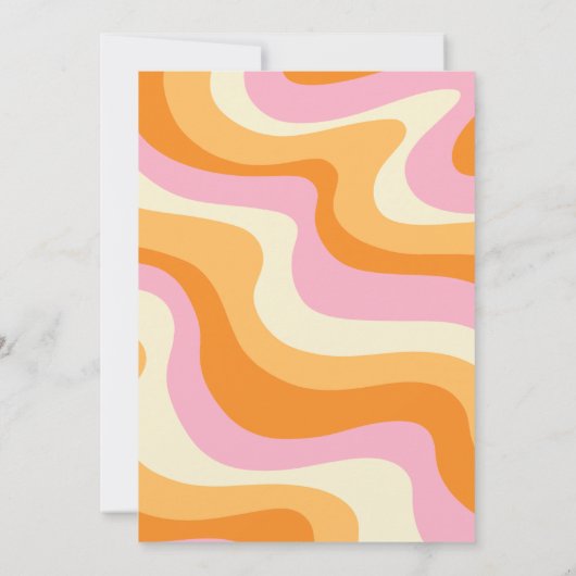 Retro Spooky One Pink Halloween 1e verjaardag Kaart (Achterkant)