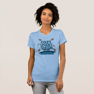 Retro Spooky Pompoen Halloween Gezellig Spooky Sei T-shirt