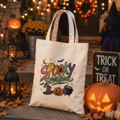 Retro Spooky Season Halloween Tote Bag