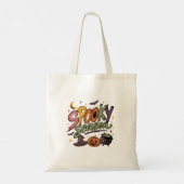 Retro Spooky Season Halloween Tote Bag (Achterkant)