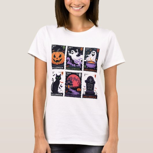 Retro spooky season t-shirt (Voorkant)