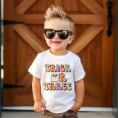 Retro Spooky Trick voor Drie Verjaardagen Kinder Shirts