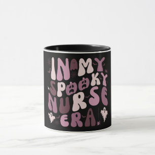 Retro Spooky Verpleegster Quote Halloween Mok