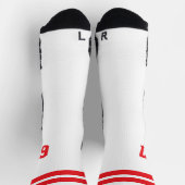 Retro sport sjabloon sokken (Top)