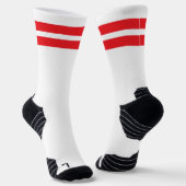 Retro sport sjabloon sokken (Gebogen)