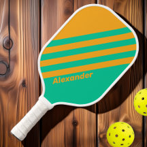 Retro Sport Tropische Punch Strepen met Naam