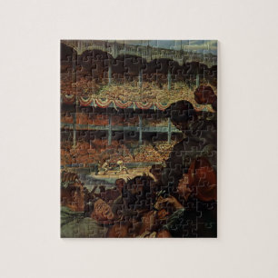Retro sportfans in een honkbalstadion legpuzzel