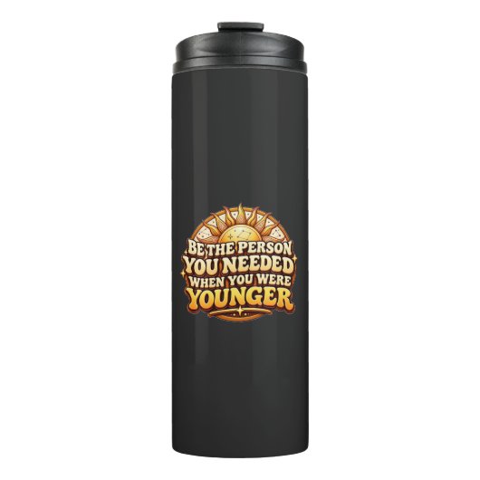 Retro sportwaterfles thermosbeker (Voorkant)
