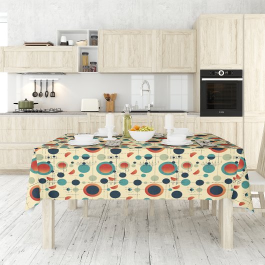 Retro Spots en Stippen Tafelkleed