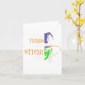 Retro-spraytan kunstenaar Halloween-geesten Zonder Kaart (Gele Bloem)