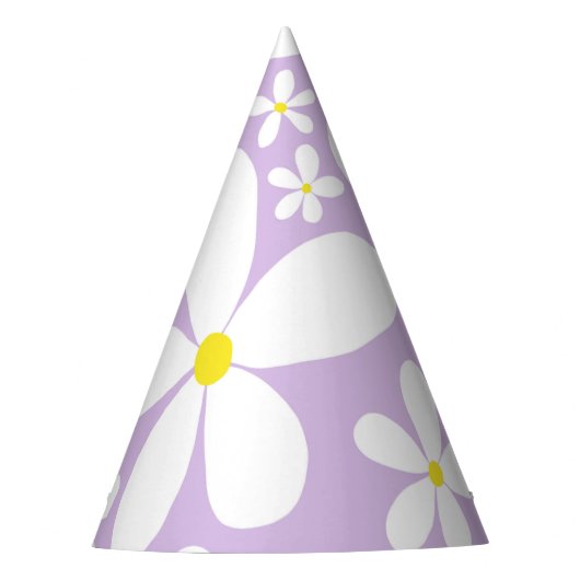 Retro Spring Daisies #1 #decor #art Feesthoedjes (Voorkant)