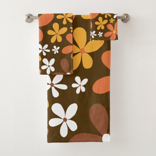 Retro Spring Daisies #2 #decor #art Bad Handdoek (Insitu)