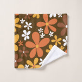 Retro Spring Daisies #2 #decor #art Bad Handdoek (Wasdoekje)