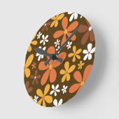 Retro Spring Daisies #2 #decor #art Ronde Klok (Hoek)