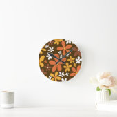 Retro Spring Daisies #2 #decor #art Ronde Klok (Huis)