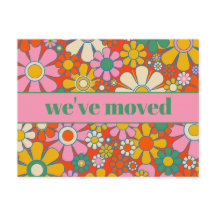 Retro Spring Floral - Nieuw adres / we hebben ons