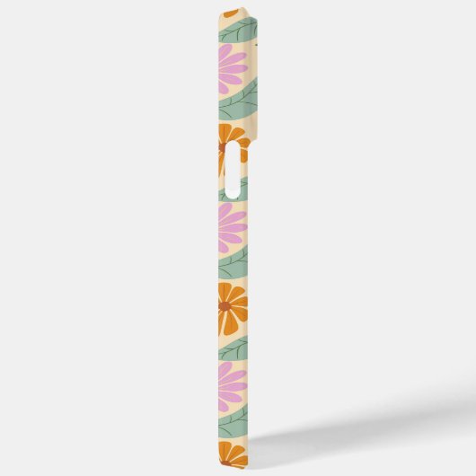Retro spring flowers Case-Mate iPhone case (Achterkant / Rechts)