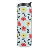 Retro Spring Flowers met Initiaal Thermosbeker (Gedraaid links)