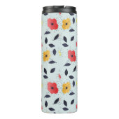 Retro Spring Flowers met Initiaal Thermosbeker (Achterkant)