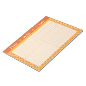 Retro Spring Hand Drawn Sunshine Plan and Dream Notitieblok (Schuin)