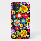 Retro spring hippie flower power Case-Mate iPhone case (Achterkant)