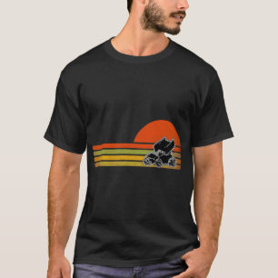Retro Sprint Car Dirt Track Racing Distres T-shirt