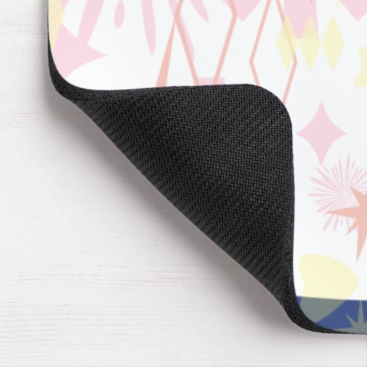 Retro Spunky Gal Retro Art Muismat (Hoek)