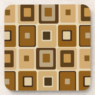 Retro Square Onderzetters