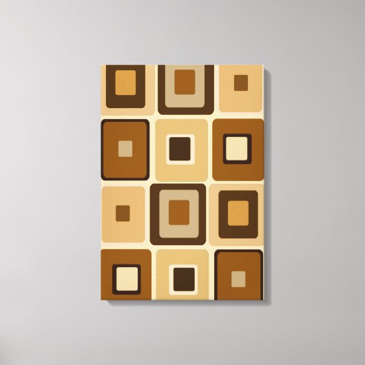 Retro Square op Canvas (Voorkant)