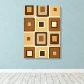Retro Square op Canvas (Insitu (Houten vloer))