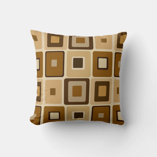 Retro Square Pillow Kussen (Voorkant)