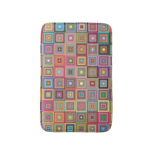 Retro Squares Badmat (Voorkant Verticaal)