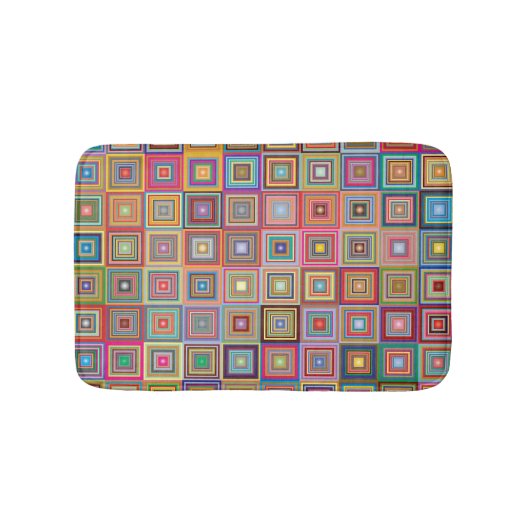 Retro Squares Badmat (Voorkant)