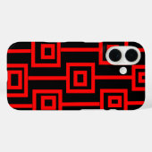 Retro Squares Case-Mate iPhone Case (Achterkant (horizontaal))