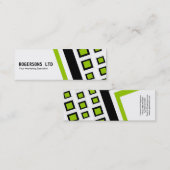 Retro Squares Mini Visitekaartjes (Voorkant / Achterkant)