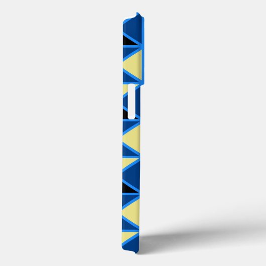 Retro Squares Modern Geometric Pattern Case-Mate iPhone Case (Achterkant / Rechts)