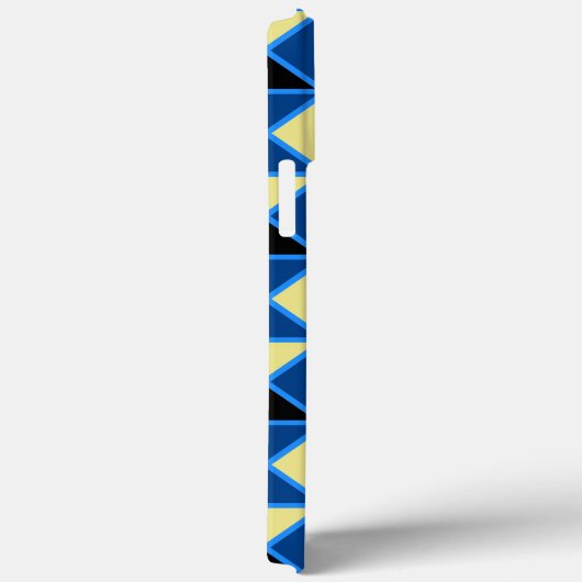 Retro Squares Modern Geometric Pattern Case-Mate iPhone Case (Achterkant / Rechts)