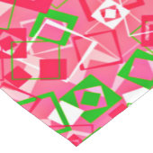 Retro Squares Patroon Korte Tafelloper (Hoek)