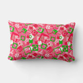 Retro Squares Patroon Kussen (Achterkant)