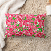 Retro Squares Patroon Kussen (Deken)