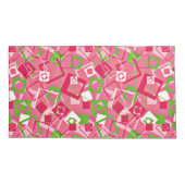 Retro Squares Patroon Kussensloop (Achterkant)