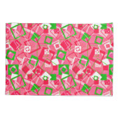 Retro Squares Patroon Kussensloop (Achterkant)