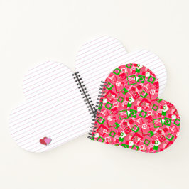 Retro Squares Patroon Notitieboek
