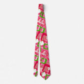 Retro Squares Patroon Stropdas (Achterkant)