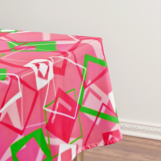 Retro Squares Patroon Tafelkleed (Voorbeeld)