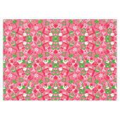 Retro Squares Patroon Tafelkleed (Voorkant (Horizontaal))