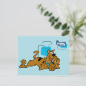 Retro Squares Scooby-Doo neer Briefkaart (Staand voorkant)