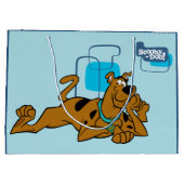 Retro Squares Scooby-Doo neer Groot Cadeauzakje (Achterkant)
