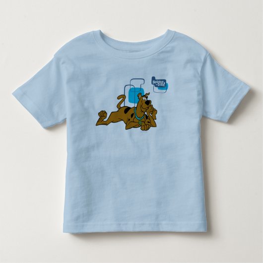 Retro Squares Scooby-Doo neer Kinder Shirts (Voorkant)