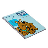 Retro Squares Scooby-Doo neer Notitieboek (Rechterzijde)